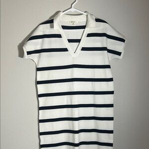 Lalavon striped maxi dress